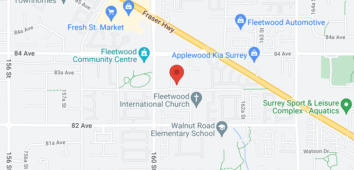 map of 310 16065 83 AVENUE